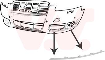 Van Wezel 0340581 - Облицювання / захисна накладка, буфер autocars.com.ua