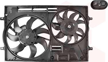 Van Wezel 0367749 - Вентилятор, охолодження двигуна autocars.com.ua
