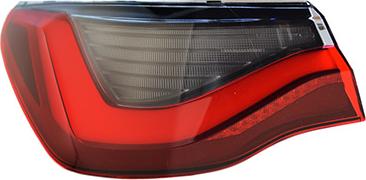 Van Wezel 0540921U - Задній ліхтар autocars.com.ua