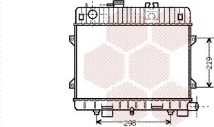 Van Wezel 06002032 - Радиатор, охлаждение двигателя autodnr.net