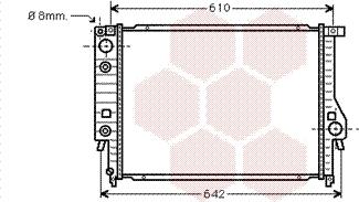 Van Wezel 06002097 - Радиатор, охлаждение двигателя avtokuzovplus.com.ua