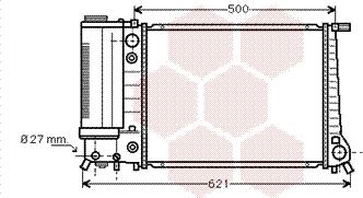 Van Wezel 06002106 - Радиатор, охлаждение двигателя autodnr.net