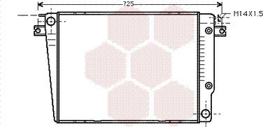 Van Wezel 06002251 - Радиатор, охлаждение двигателя avtokuzovplus.com.ua