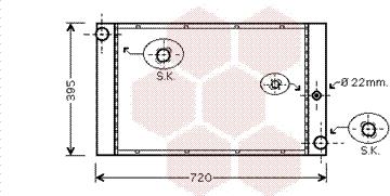 Van Wezel 06002277 - Радиатор, охлаждение двигателя avtokuzovplus.com.ua