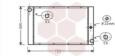 Van Wezel 06002337 - Радиатор, охлаждение двигателя avtokuzovplus.com.ua