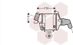 Van Wezel 06004380 - Интеркулер, теплообменник турбины avtokuzovplus.com.ua