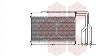 Van Wezel 06006157 - Теплообмінник, опалення салону autocars.com.ua