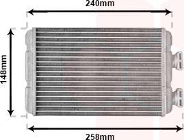 Van Wezel 06006210 - Теплообменник, отопление салона avtokuzovplus.com.ua