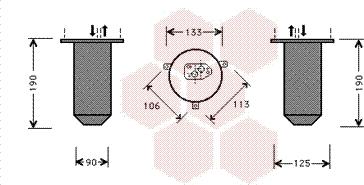 Van Wezel 0600D220 - Осушитель, кондиционер avtokuzovplus.com.ua