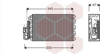 Van Wezel 0600V272 - Испаритель, кондиционер avtokuzovplus.com.ua