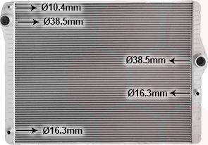 Van Wezel 06012702 - Радиатор, охлаждение двигателя avtokuzovplus.com.ua