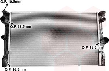 Van Wezel 06012752 - Радіатор, охолодження двигуна autocars.com.ua