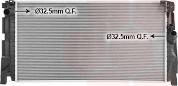 Van Wezel 06012774 - Радіатор, охолодження двигуна autocars.com.ua