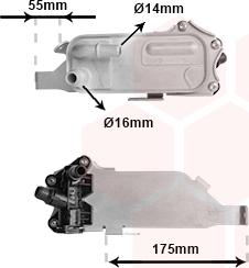 Van Wezel 06013740 - Масляний радіатор, автоматична коробка передач autocars.com.ua