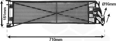 Van Wezel 06013764 - Масляний радіатор, автоматична коробка передач autocars.com.ua