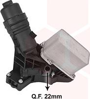 Van Wezel 06013778 - Масляний радіатор, рухове масло autocars.com.ua