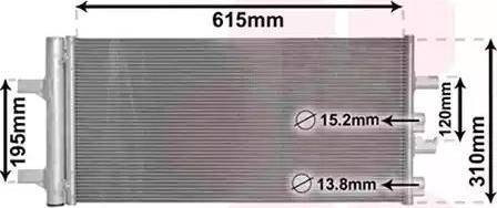 KOYORAD CD421009 - Конденсатор, кондиціонер autocars.com.ua