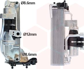 Van Wezel 06015705 - Конденсатор, кондиціонер autocars.com.ua