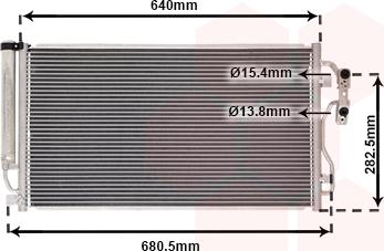 Van Wezel 06015709 - Конденсатор кондиционера autodnr.net