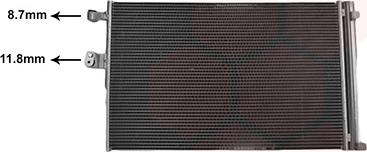 Van Wezel 06015716 - Конденсатор, кондиціонер autocars.com.ua