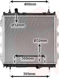 Van Wezel 07002083 - Радиатор, охлаждение двигателя avtokuzovplus.com.ua