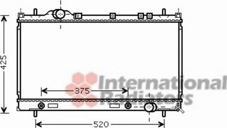 Van Wezel 07002086 - Радіатор, охолодження двигуна autocars.com.ua