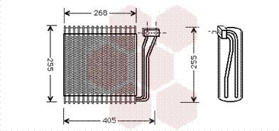 Van Wezel 0700V041 - Испаритель, кондиционер avtokuzovplus.com.ua