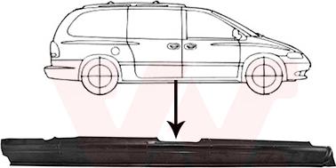 Van Wezel 0732104 - Підніжка, накладка порога autocars.com.ua