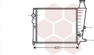 Van Wezel 09002012 - Радіатор, охолодження двигуна autocars.com.ua