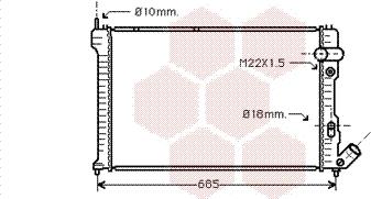 Van Wezel 09002071 - Радиатор, охлаждение двигателя autodnr.net