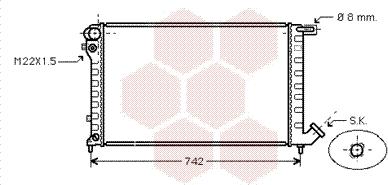 Van Wezel 09002145 - Радиатор, охлаждение двигателя avtokuzovplus.com.ua