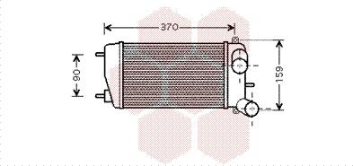 Van Wezel 09004212 - Интеркулер autocars.com.ua