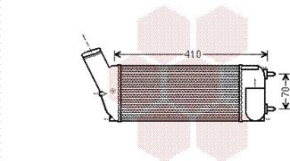 Van Wezel 09004268 - Интеркулер, теплообменник турбины avtokuzovplus.com.ua