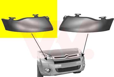 Van Wezel 0905512 - Решітка радіатора autocars.com.ua