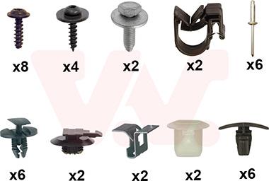 Van Wezel 0952794 - Монтажний комплект, буфер autocars.com.ua