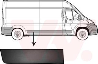 Van Wezel 0982416 - Облицювання / захисна накладка, боковина autocars.com.ua