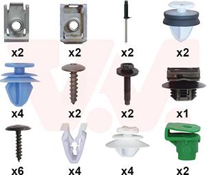 Van Wezel 0989793 - Монтажний комплект, буфер autocars.com.ua