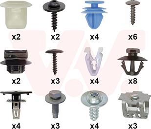 Van Wezel 0989794 - Монтажний комплект, буфер autocars.com.ua