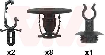 Van Wezel 0989797 - Монтажний комплект, капот двигуна autocars.com.ua