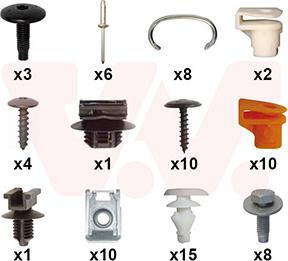 Van Wezel 0991794 - Монтажний комплект, буфер autocars.com.ua