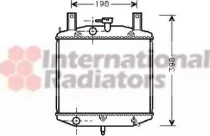 Van Wezel 11002026 - Радіатор, охолодження двигуна autocars.com.ua