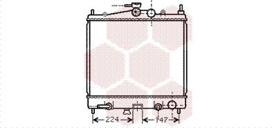 Van Wezel 13002211 - Радиатор, охлаждение двигателя avtokuzovplus.com.ua