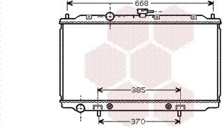 Van Wezel 13002219 - Радиатор, охлаждение двигателя avtokuzovplus.com.ua