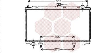 Van Wezel 13002220 - Радиатор, охлаждение двигателя avtokuzovplus.com.ua