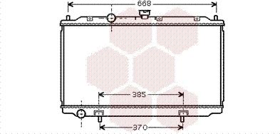 Van Wezel 13002221 - Радиатор, охлаждение двигателя avtokuzovplus.com.ua