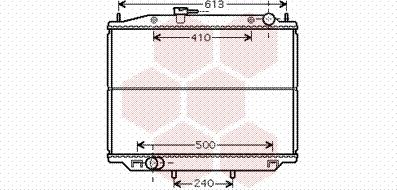 Van Wezel 13002265 - Радиатор, охлаждение двигателя autodnr.net