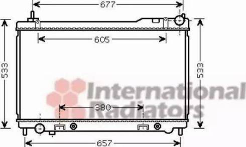 FPS 50 A1339-X - Радиатор, охлаждение двигателя avtokuzovplus.com.ua