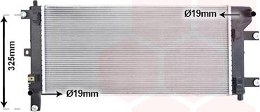 Van Wezel 13012718 - Радіатор, охолодження двигуна autocars.com.ua