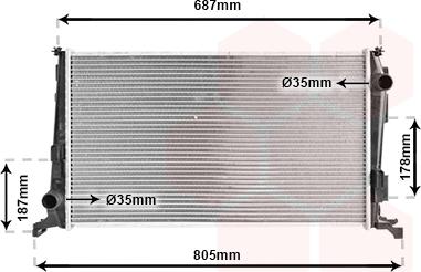Van Wezel 15002005 - Радиатор, охлаждение двигателя autodnr.net