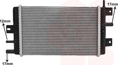 Van Wezel 15012703 - Радіатор, охолодження двигуна autocars.com.ua